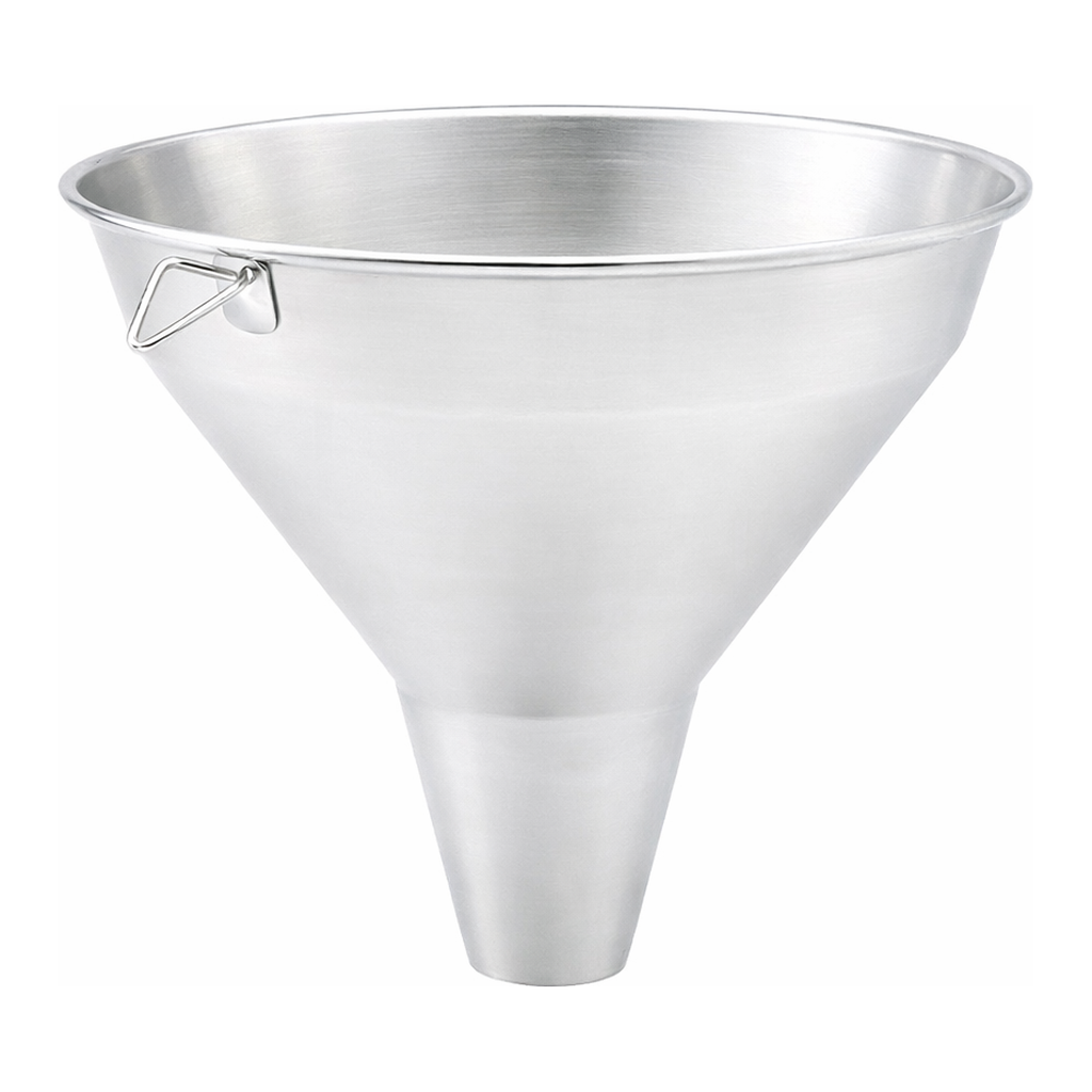 AS ONE Funnel with Thick Rimmed Mouth SUS, 대구경 깔때기