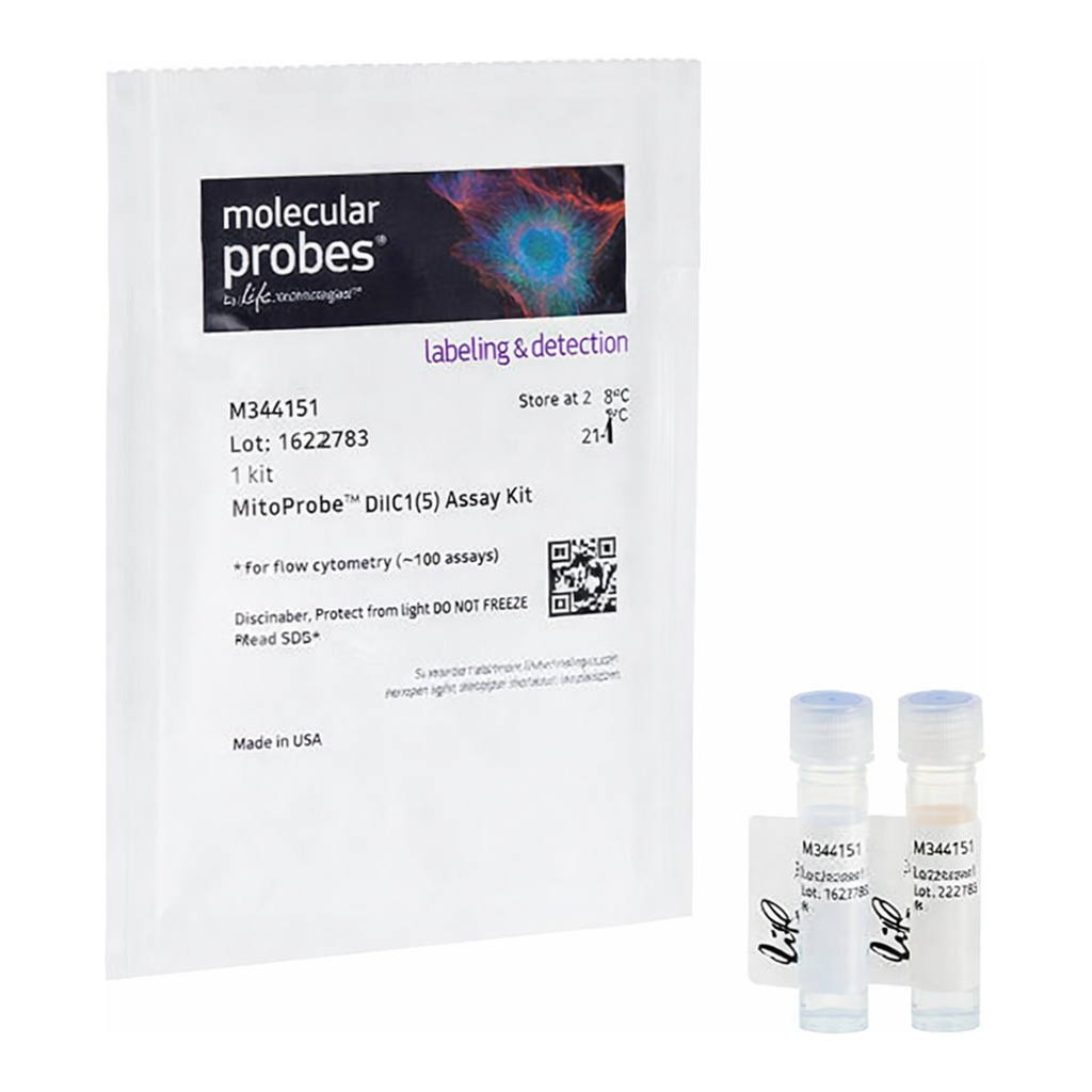 Thermo Fisher Scientific MitoProbe DiIC1(5) Assay Kit - For Flow Cytometry - 100 Assays