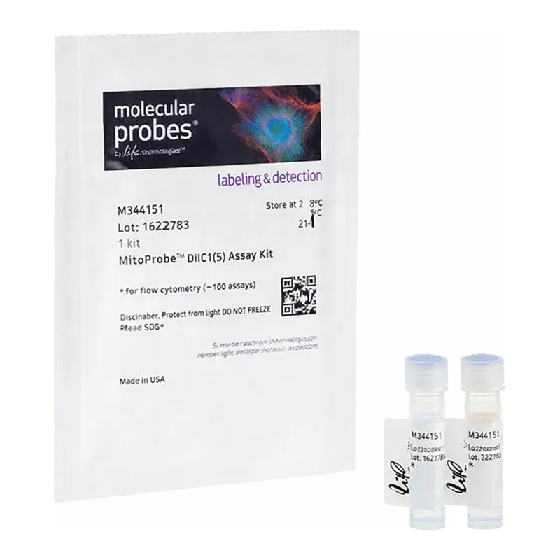 Thermo Fisher Scientific MitoProbe DiIC1(5) Assay Kit - For Flow Cytometry - 100 Assays