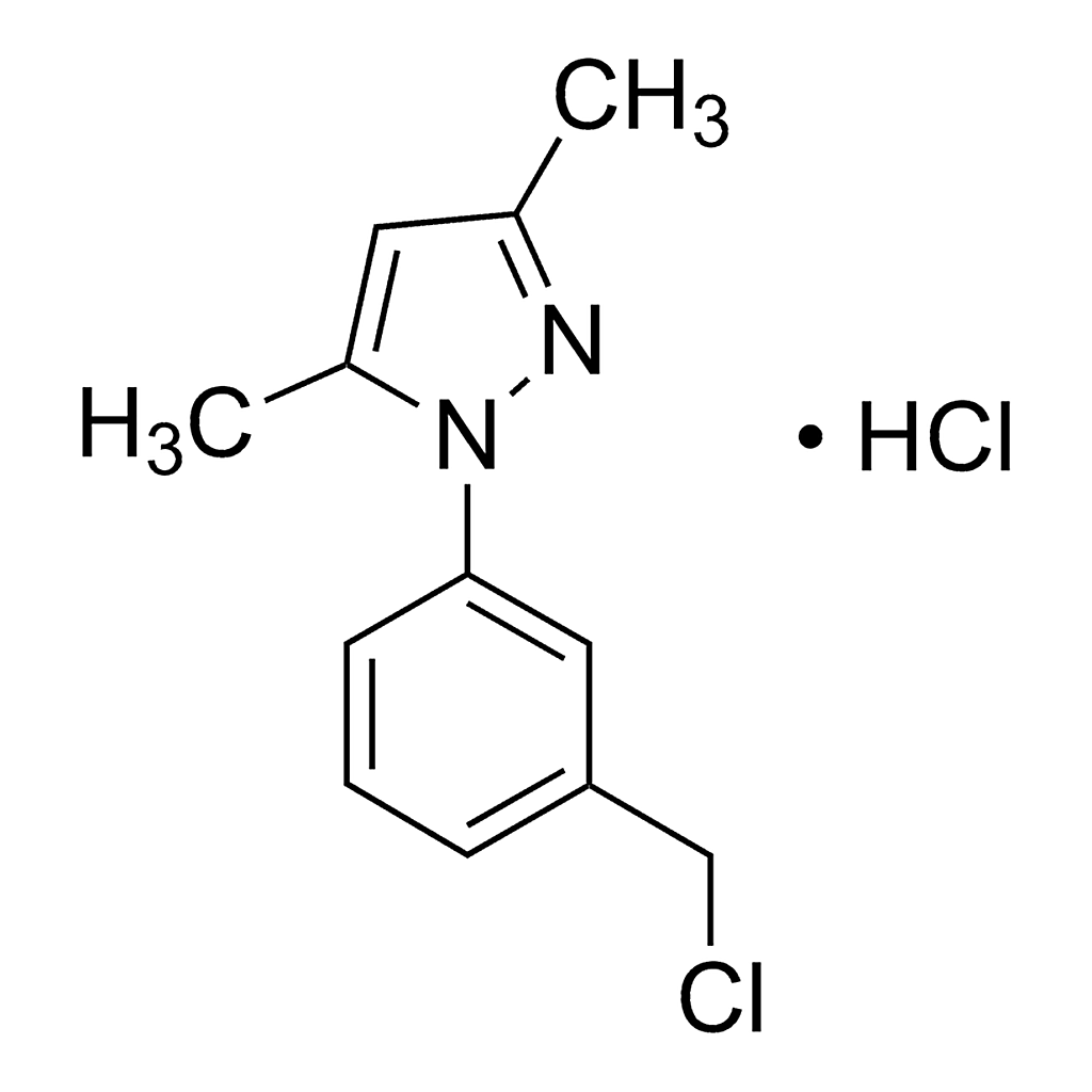Merck 1-[3-(Chloromethyl)phenyl]-3,5-dimethyl-1H-pyrazole hydrochloride