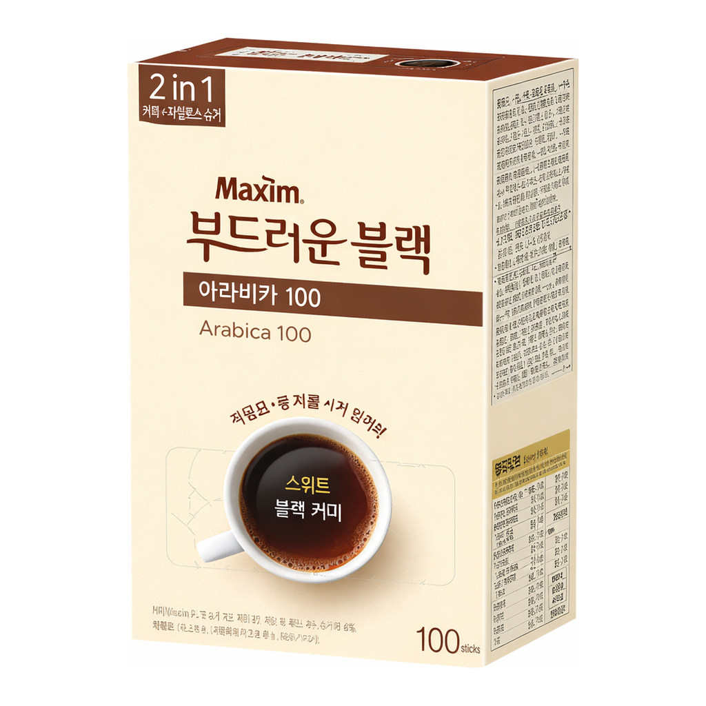OFFICENEX 맥심 아라비카100 부드러운블랙믹스(2.8gx100T/동서식품)