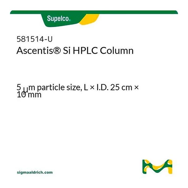 Merck ASCENTIS SI 5UM 25CMX10.0MM HPLC COLUMN