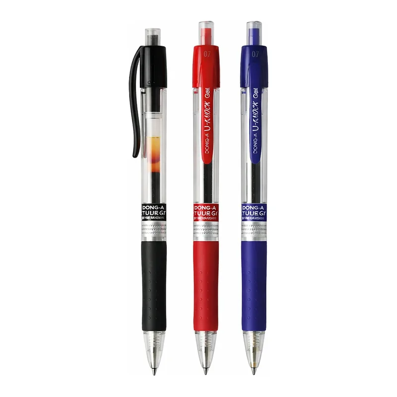 OFFICENEX 동아 유노크볼펜(0.7mm 적색)