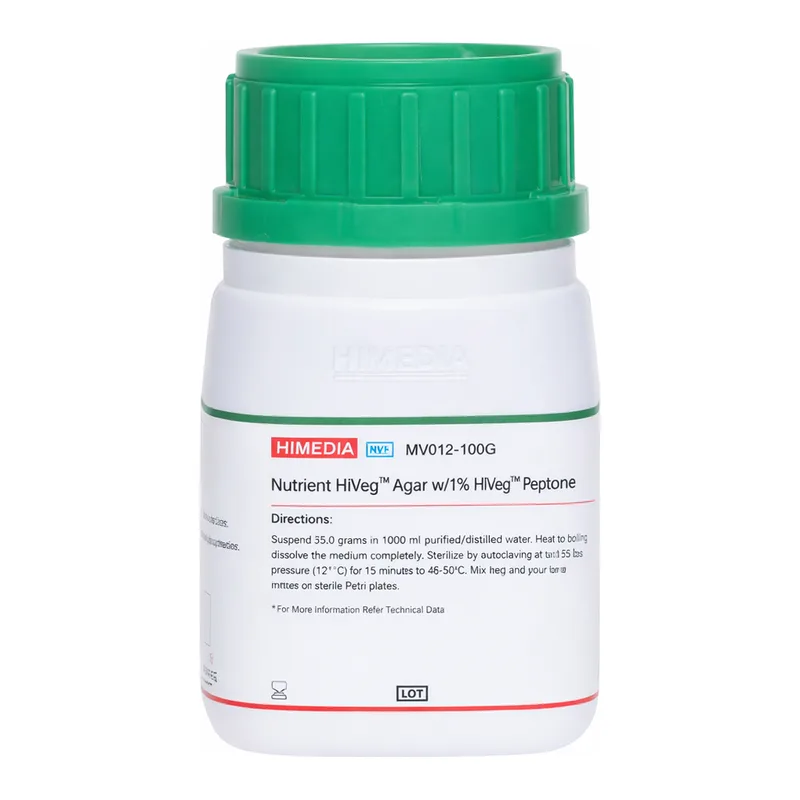 Himedia Nutrient HiVeg Agar w/ 1% HiVeg Peptone