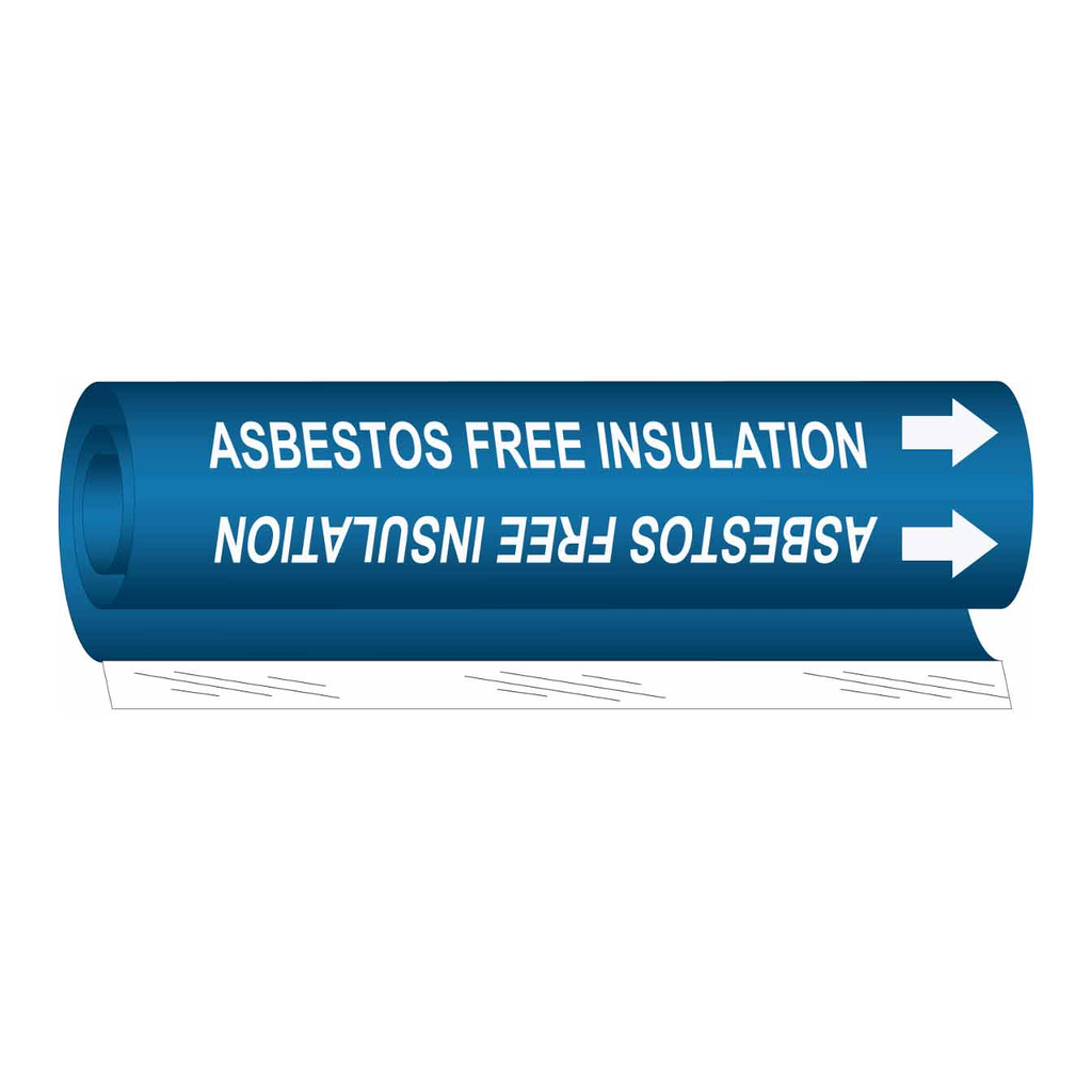 Brady ASBESTOS FREE INSULATION High Performance Pipe Marker