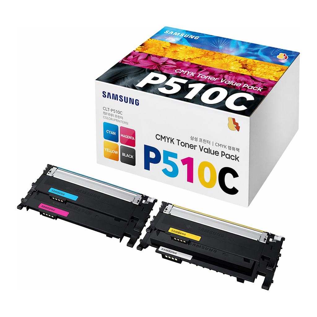 OFFICENEX [P]삼성토너(CLT-P510C/4색세트/검정,파랑,빨랑,노랑/4,500매)