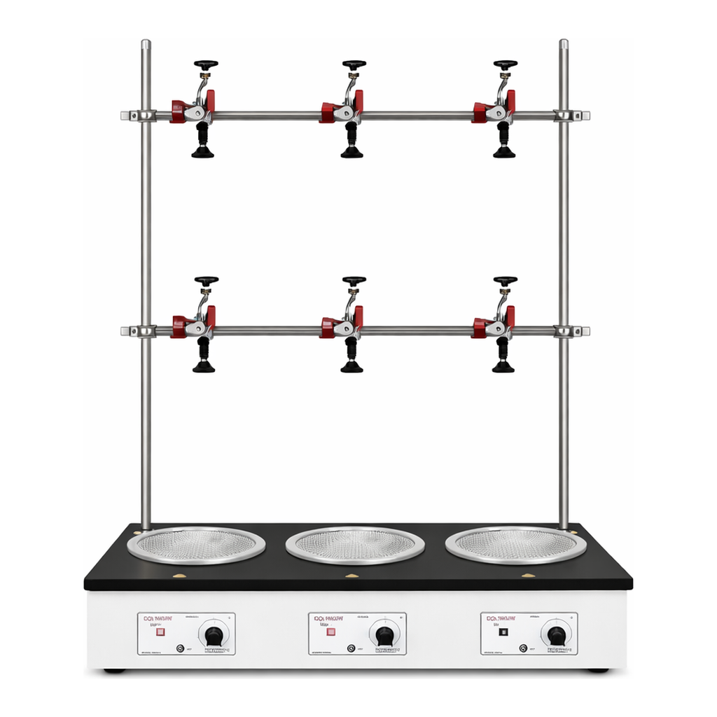 AS ONE 3 PositIon Heating Mantle Flask with Controller, 3련식 히팅맨틀 (플라스크용/입력조절기부착)