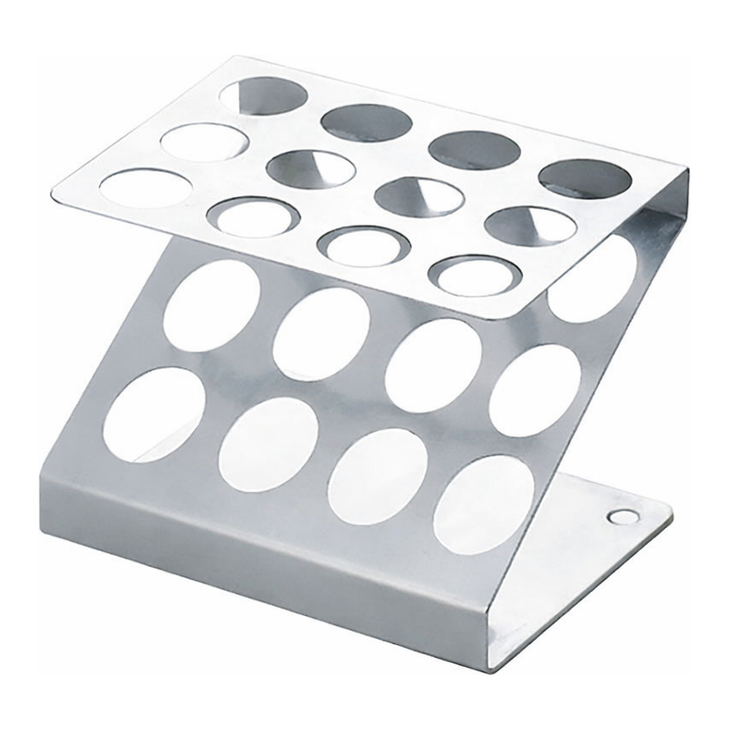 AS ONE Test Tube Stand Z Type Type 13mmφ x 12 Pcs Stainless Steel (SUS304)and others