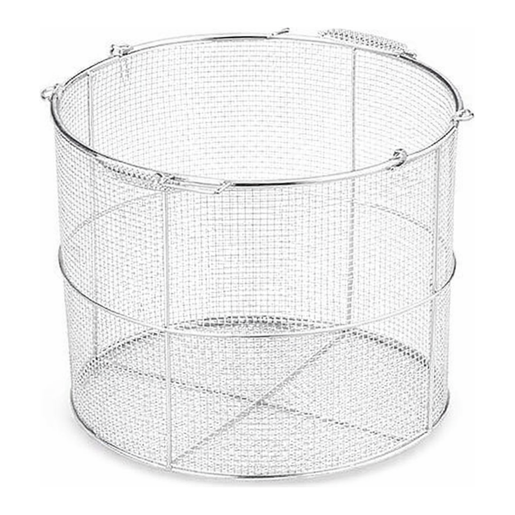 AS ONE Stainless Steel Round Cleaning Basket (Tapered) Extra-Large φ400 (φ370) x 300mmand others