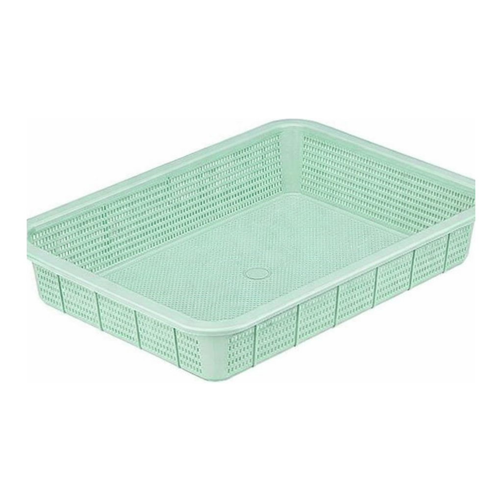 AS ONE Plastic Square Shape Basket Shallow Type Smalland others