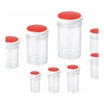 AS ONE LABORAN PS Sample Tube Bottle 10mL Orange 100 Pcs + 10 Pcsand others