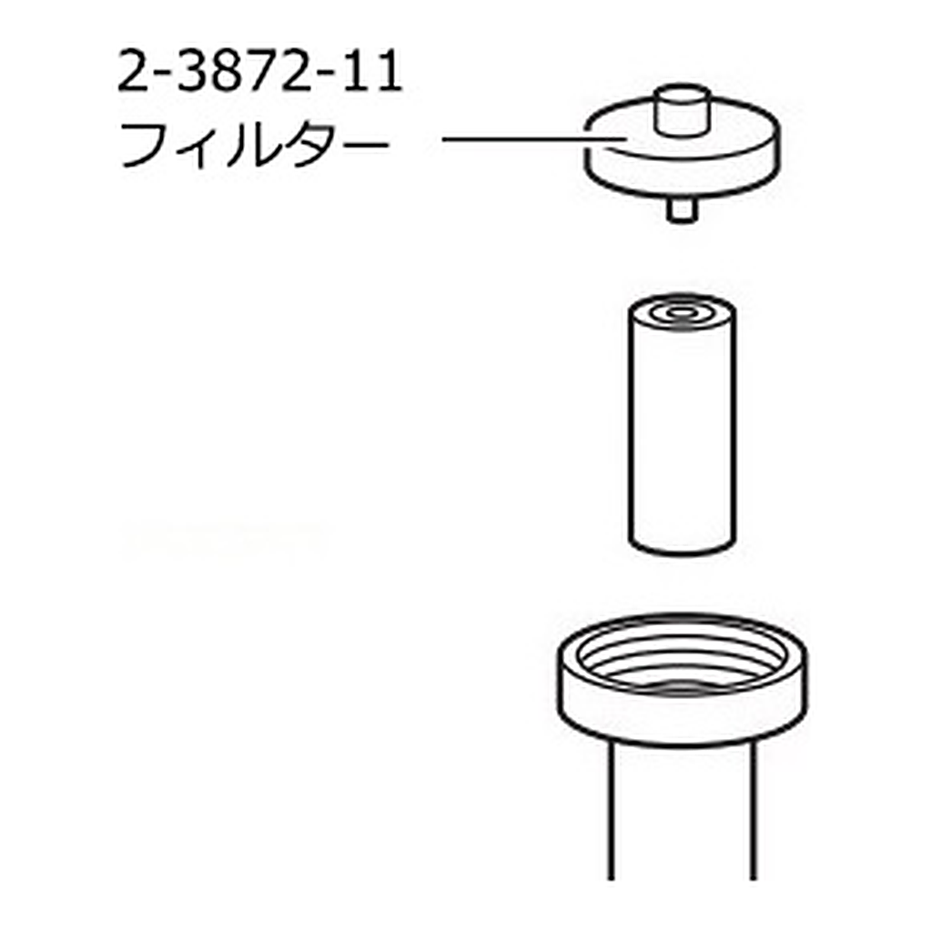 AS ONE Replacement Filter for Pipette Controller　17000760