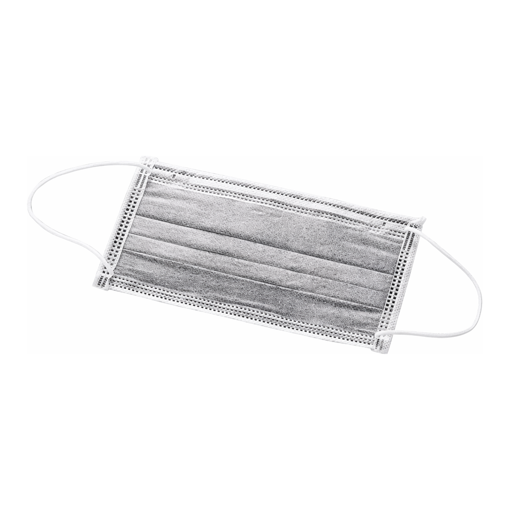 AS ONE High-Performance Activated Carbon Mask (4-Layer Type) Activated Carbon Fiber 40% Or Moreand others