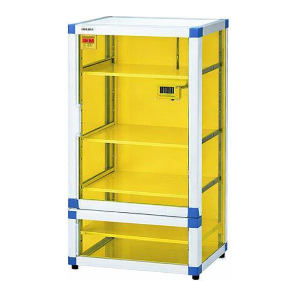 AS ONE Frost Dry Desiccator BG (UVC & Antielectricity) 574 x 611 x 1085 Reinforced Plastic Shelf Boardand others