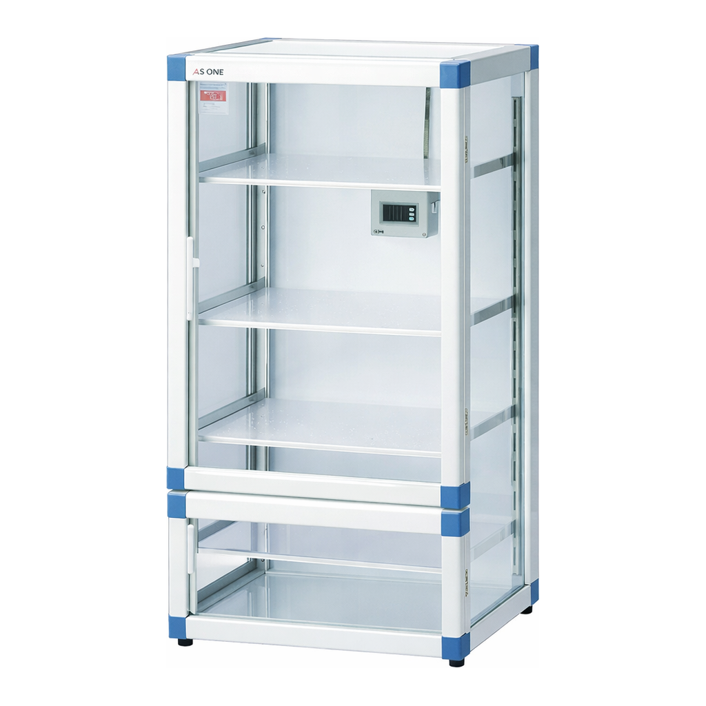 AS ONE Frost Dry Desiccator 574 x 611 x 1020mm Reinforced Plastic Shelfand others