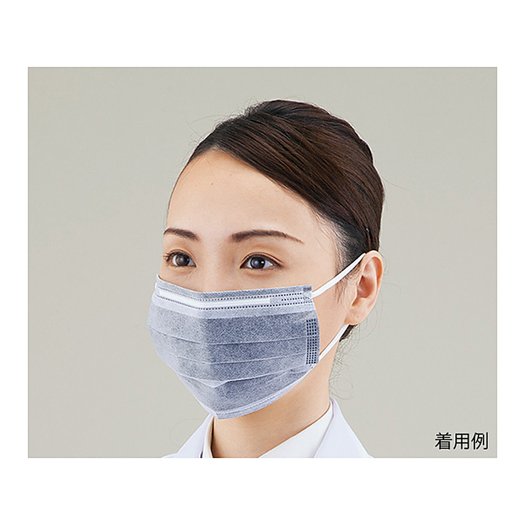 AS ONE Activated Carbon Mask, ear hook 1pc/bag x 50, bag Includedand others