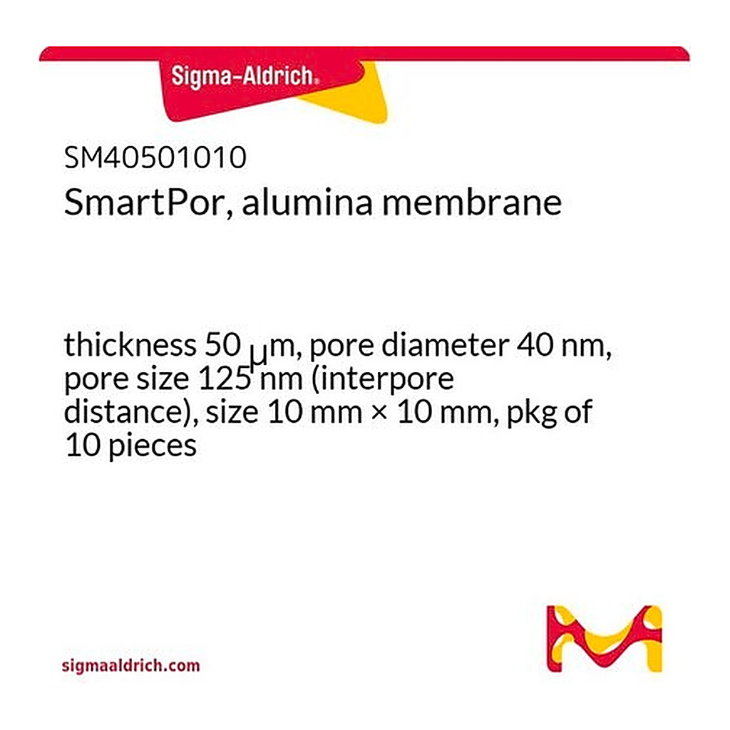 Merck SmartPor, alumina membrane