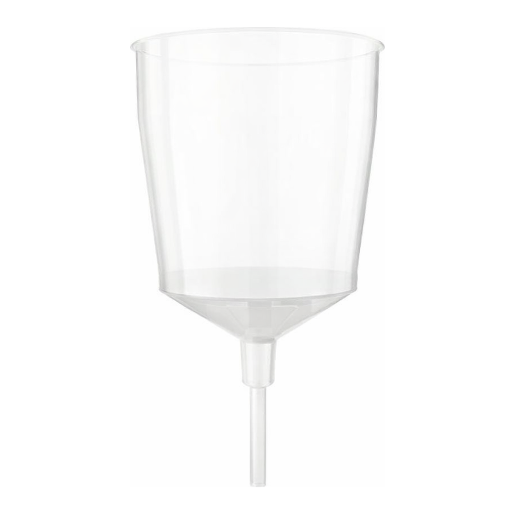 Plastic Disposable Filter Funnel, Barrel Shape 대용량 일회용 플라스틱 필터 펀넬, 2L