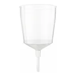 Plastic Disposable Filter Funnel, Barrel Shape 대용량 일회용 플라스틱 필터 펀넬, 2L