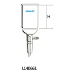 Cylindrical Glass Filter Funnel with Vacuum Adapter and Inner Joint 진공 여과 유리 깔때기, Column Type, LukeGL