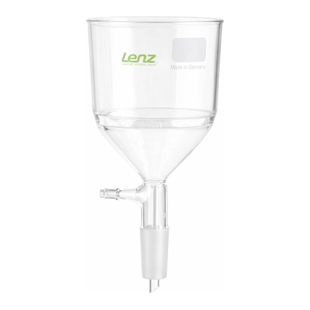 Glass Buchner Funnel with Vacuum Adapter and Inner Joint 24/40 진공 여과 부흐너 유리 깔때기