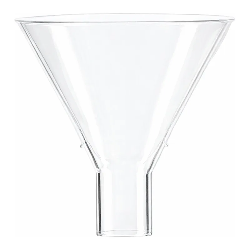 Glass Powder Funnel 분말용 유리 깔때기, 60˚ Angle, LukeGL