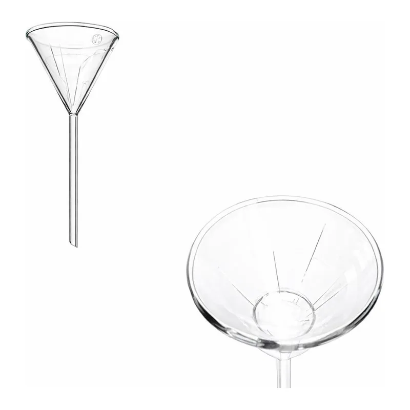 Ribbed Glass Funnel 고효율용 유리 깔때기, SimaxⓇ