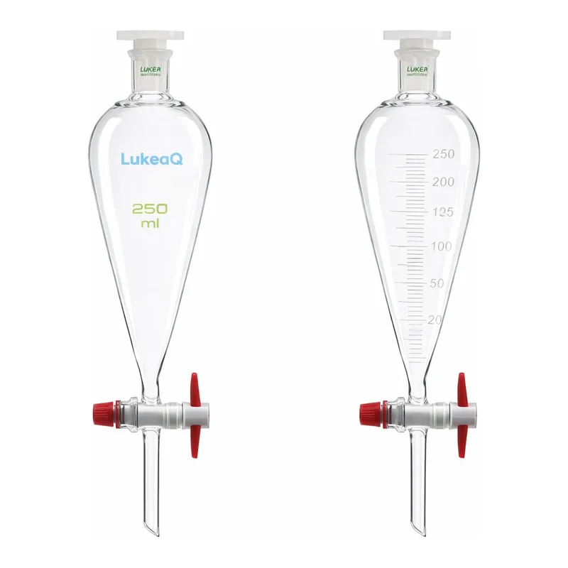 Separatory Funnel, Squibb Type, LukeGL 장형 분액깔때기