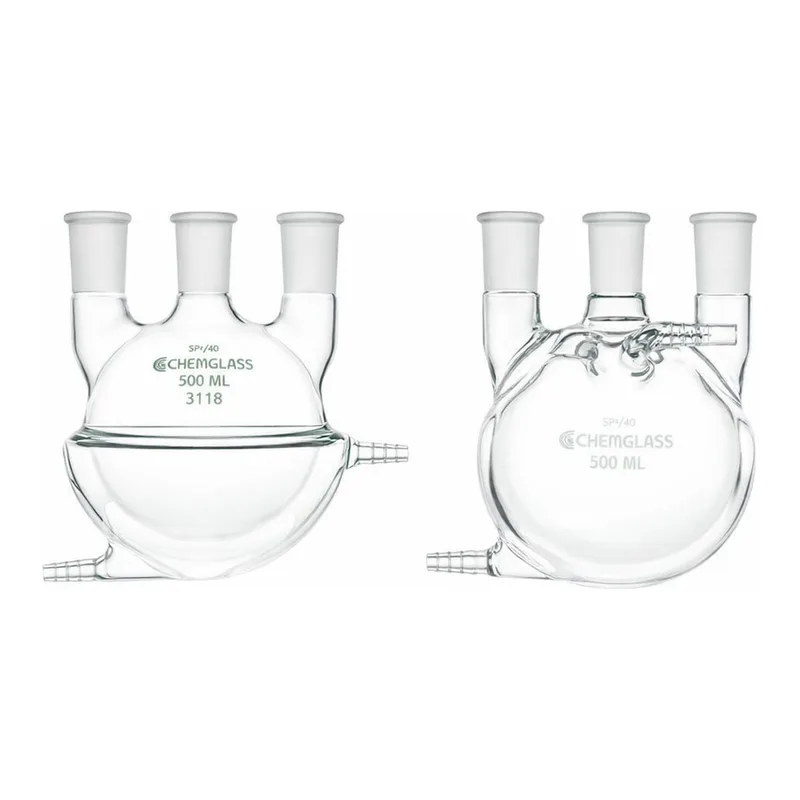 3-Neck Jacketed Round Bottom Flask 3구 자켓식 환저 플라스크