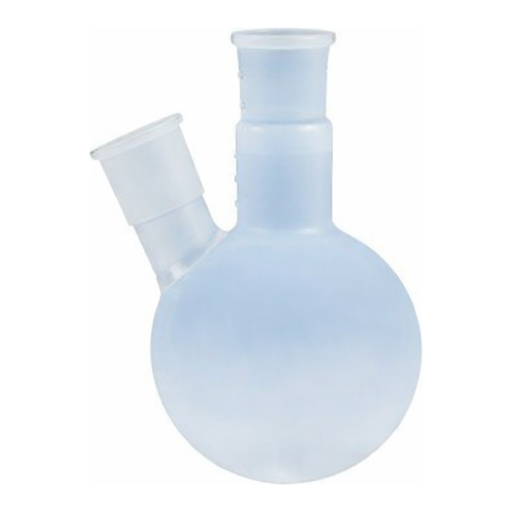 PFA 2-Neck Round Bottom Flask 테프론 2구 환저 플라스크, ST 29/32