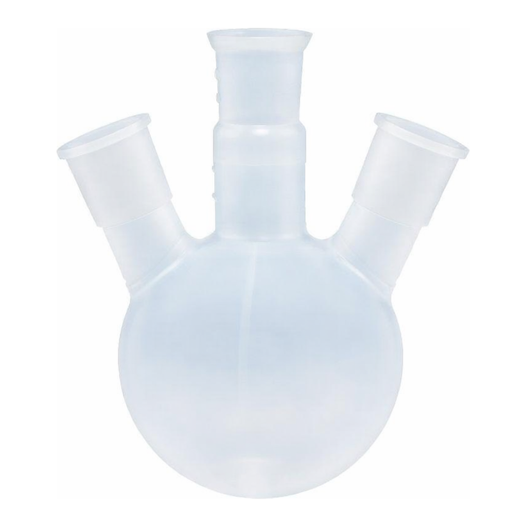 PFA 3-Neck Round Bottom Flask 테프론 3구 환저 플라스크, ST 29/32