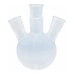 PFA 3-Neck Round Bottom Flask 테프론 3구 환저 플라스크, ST 29/32
