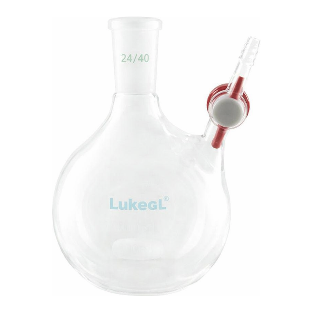 Solvent Reaction & Storage Flask 쉬링크 플라스크, Schlenk-Flask, LukeGL