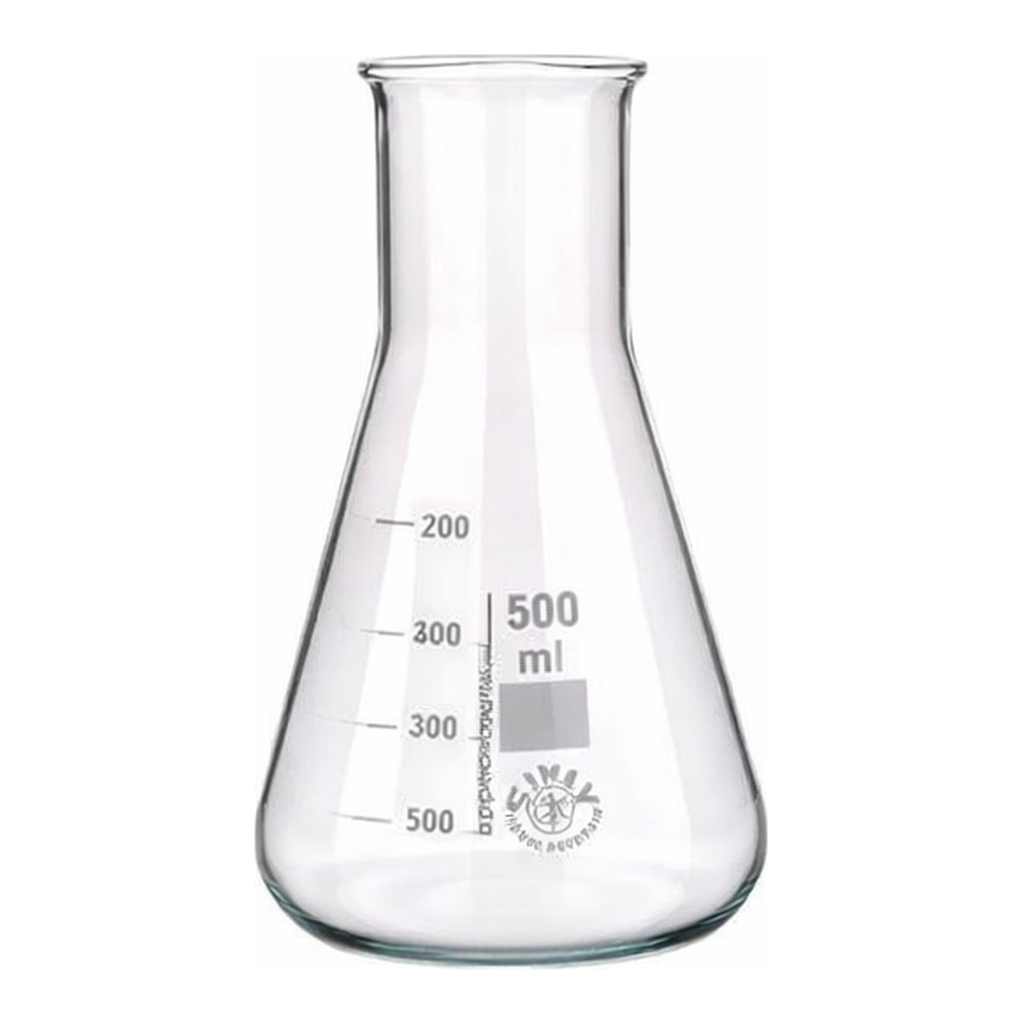 Erlenmeyer Flask, Wide-neck, Simax 광구 삼각 플라스크