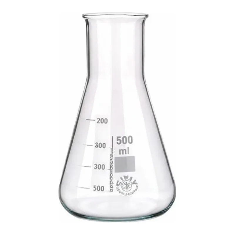 Erlenmeyer Flask, Wide-neck, Simax 광구 삼각 플라스크