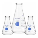Narrow Mouth Erlenmeyer Flask, Kimble 세구형 삼각 플라스크