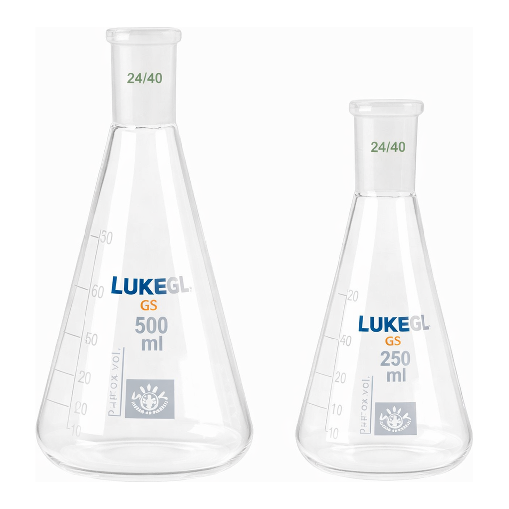 Erlenmeyer Flask with Joint 죠인트 삼각 플라스크, LukeGL