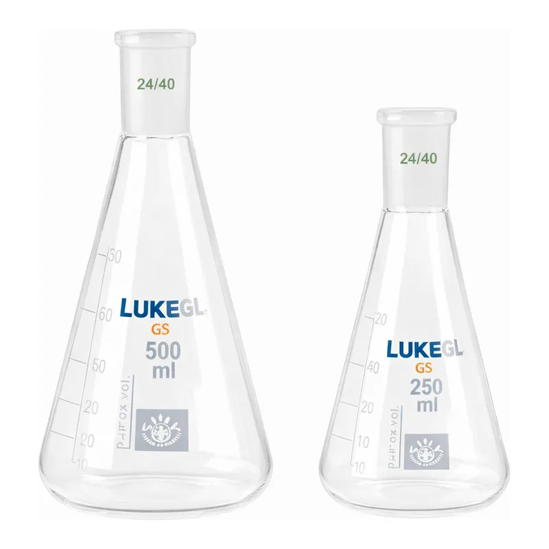 Erlenmeyer Flask with Joint 죠인트 삼각 플라스크, LukeGL