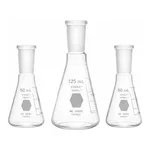 Jointed Narrow Mouth Erlenmeyer Flask, Kimble 죠인트 세구 삼각 플라스크