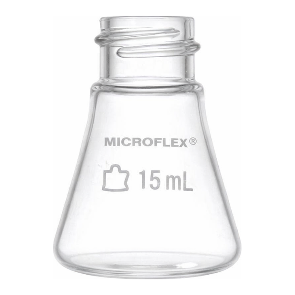 Threaded Erlenmeyer Flask, Kimble 캡 삼각 플라스크, MICROFLEX