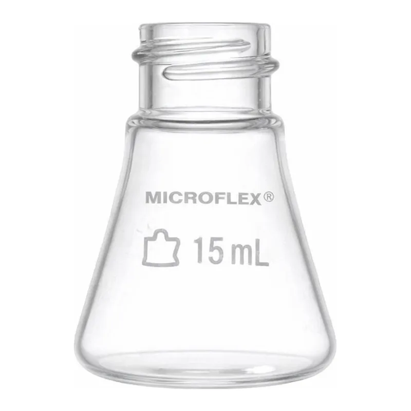 Threaded Erlenmeyer Flask, Kimble 캡 삼각 플라스크, MICROFLEX