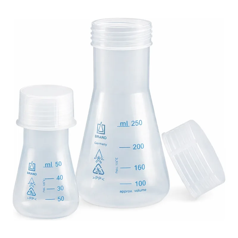 PP Erlenmeyer Flask with Screwcap PP 캡 삼각 플라스크