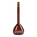 Amber Volumetric Flask, Class A 갈색 메스 용량 플라스크