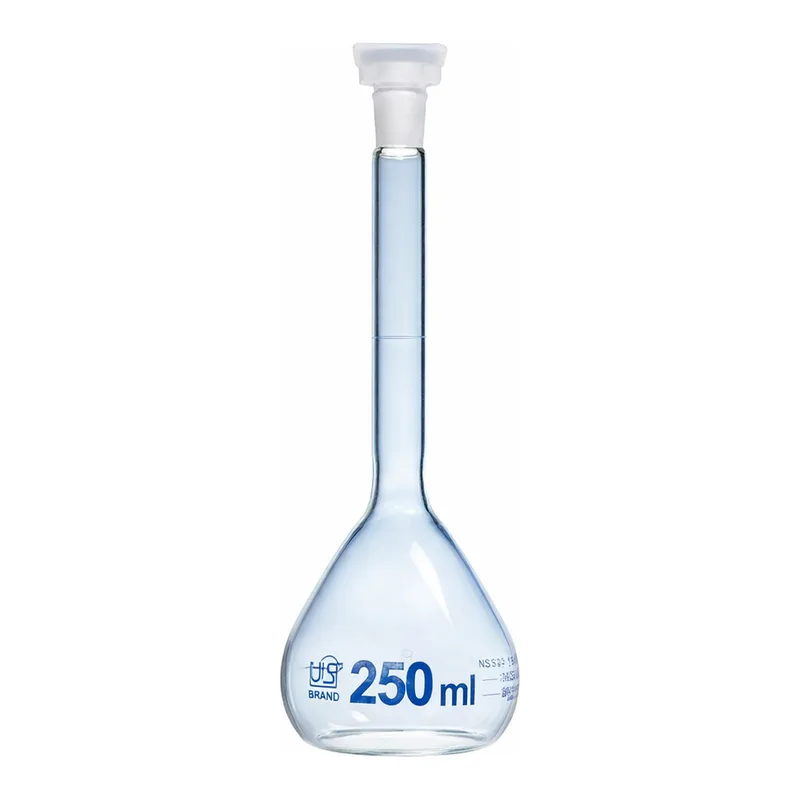 Volumetric Flask, USP Class, BLAUBRAND 메스 용량 플라스크, USP Grade 보증서 포함
