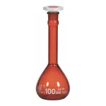 ASTM Amber Volumetic Flask ASTM 갈색 메스 용량 플라스크, Class A + Batch 보증서