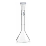 Trapezidal Volumetic Flask, Class A, BLAUBRAND 소량 정밀 메스 플라스크, 청색 눈금, Batch 보증서 포함