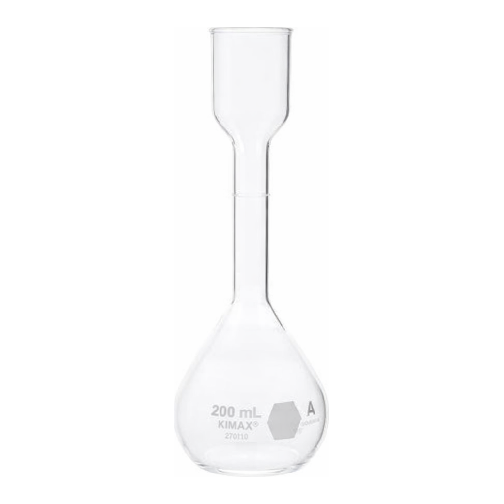 ASTM Kohlrausch Volumetric Flask, Kimble ASTM 광구 메스 용량 플라스크, Class A