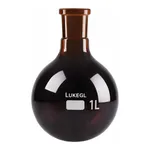 1-Neck Amber Round Bottom Flask 1구 갈색 환저 플라스크, LukeGL