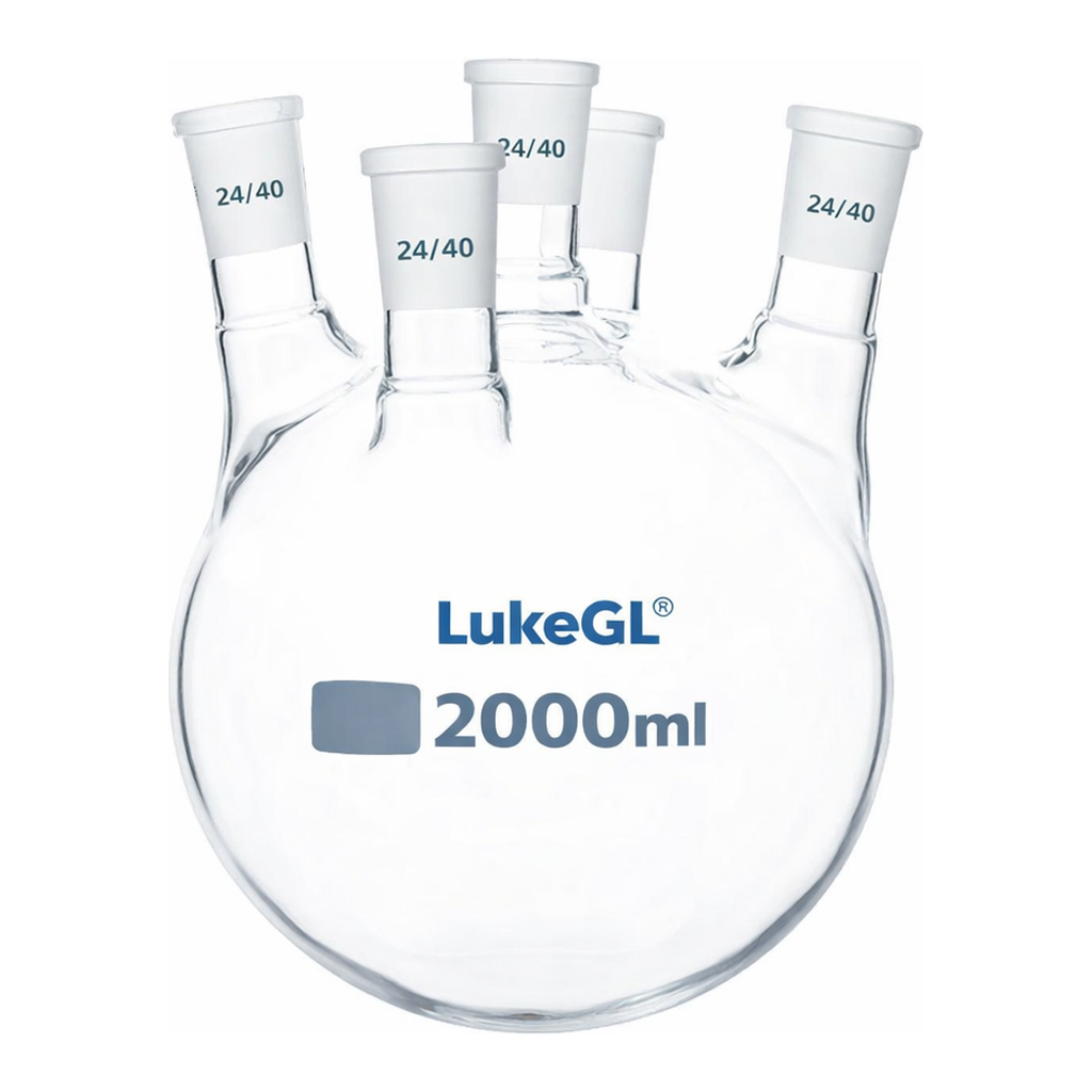 5-Neck Round-Bottom Flask 5구 환저 플라스크, LukeGL