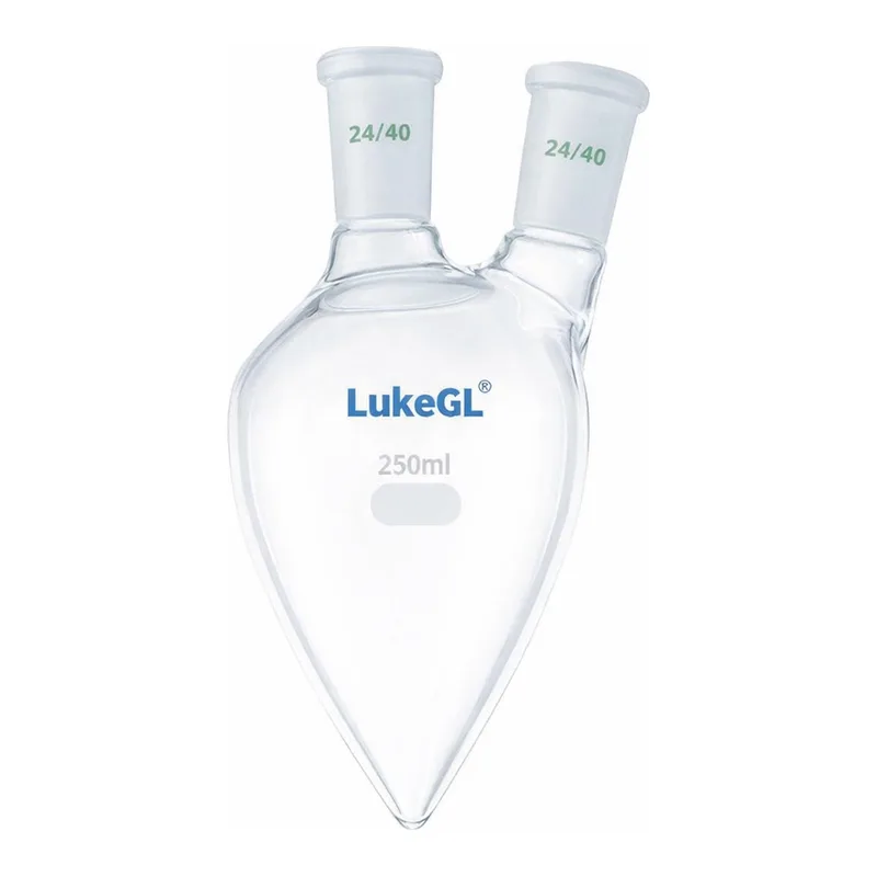 2-Neck Pear-Shaped Flask 2구 Pear형 플라스크, LukeGL